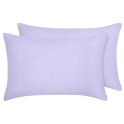 Stonewashed French Linen Standard Pillowcase Pair Lilac