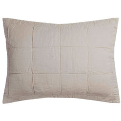 French Linen Standard Pillowsham Pebble