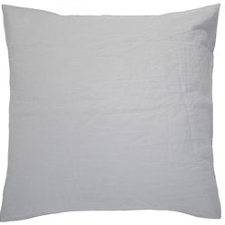French Linen European Pillowcase Silver