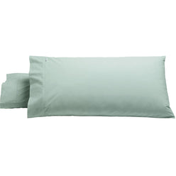 Heston 300THC Cotton Percale King Pillowcase Pair Sage
