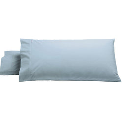 Heston 300THC Cotton Percale King Pillowcase Pair Steel Blue