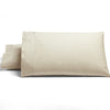 Heston 300THC Cotton Percale Standard Pillowcase Pair Stone
