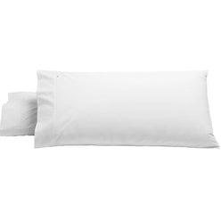 Heston 300THC Cotton Percale King Pillowcase Pair White