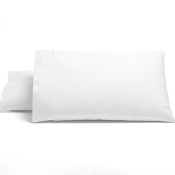 Heston 300THC Cotton Percale Standard Pillowcase Pair White