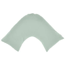 Hotel Augusta 500THC Cotton Sateen V-Shape Pillowcase Green Gum