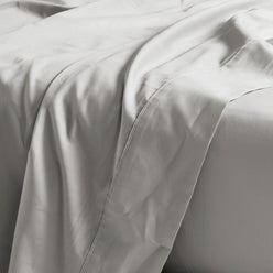 Hotel Augusta 500THC Cotton Sateen Fitted or Flat Sheet Range Grey
