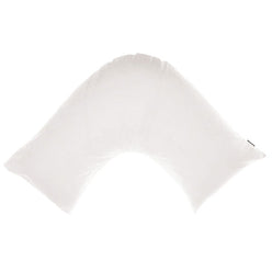 Hotel Augusta 500THC Cotton Sateen V-Shape Pillowcase White
