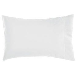Nara 400THC Bamboo Cotton Standard Pillowcase White